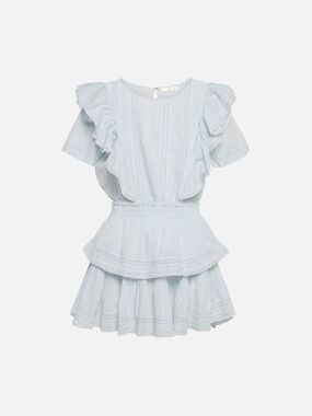 NWT Loveshackfancy Light Blue Natasha dress